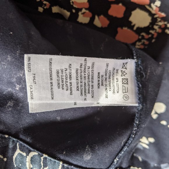 French Connection Navy & Floral Dress - Picture 5 of 6